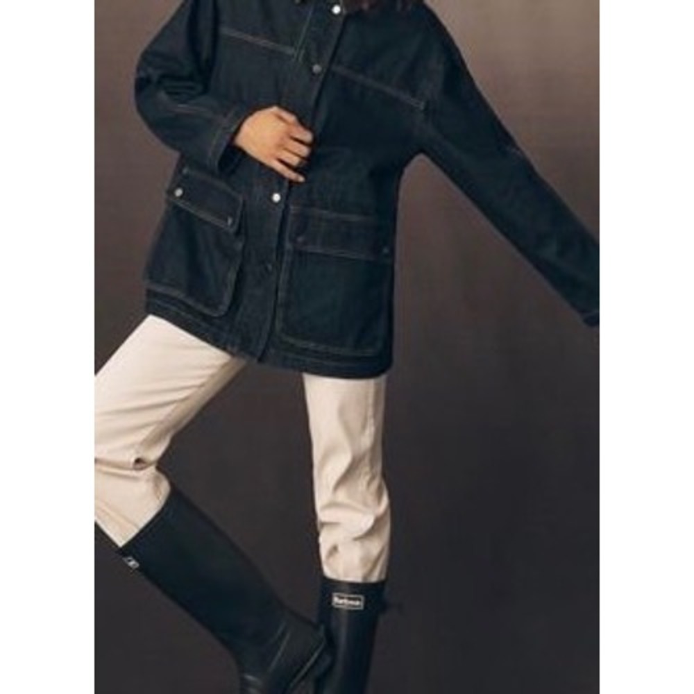 English Factory Dark Denim Jean Jacket